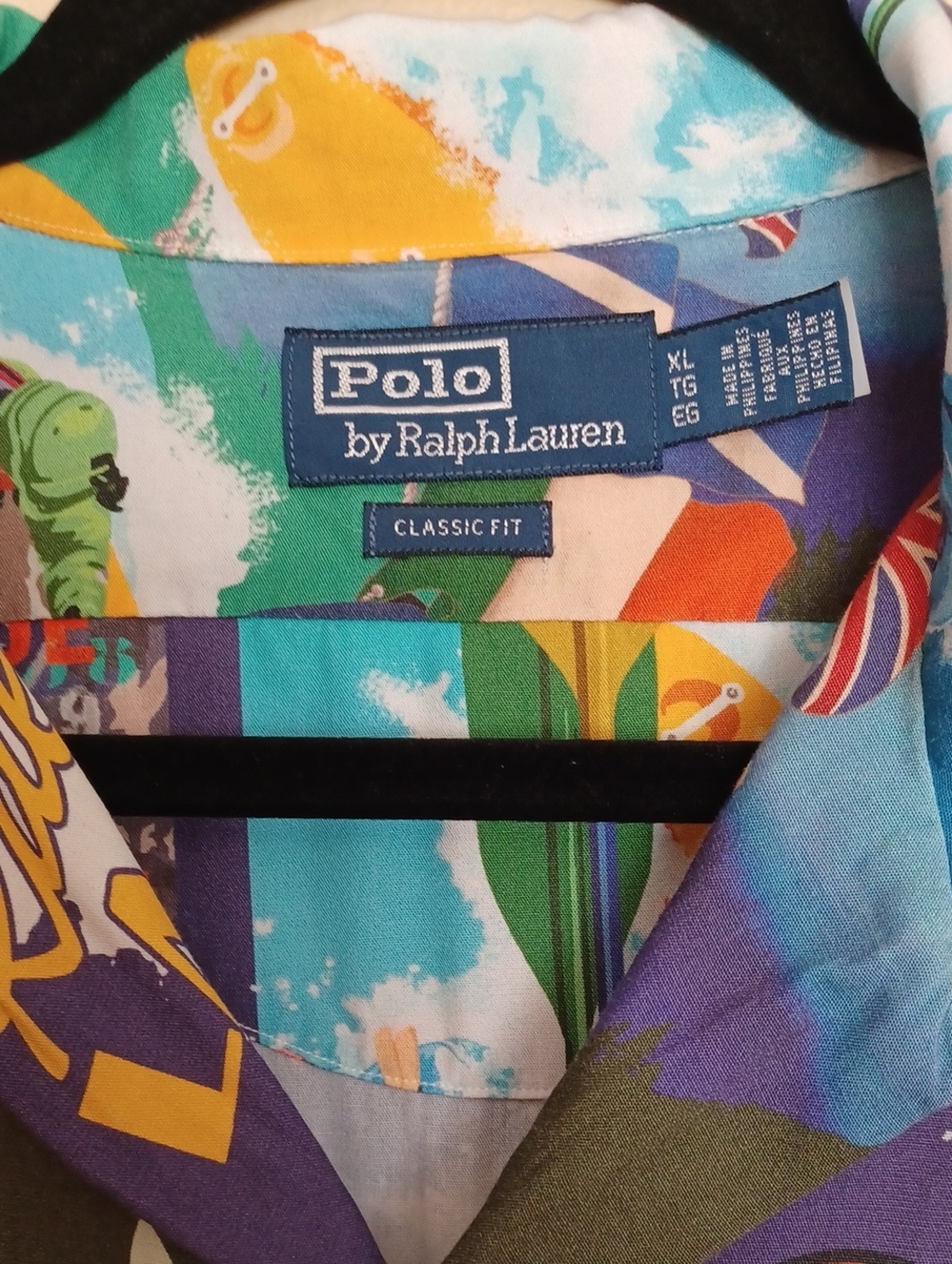 Polo Ralph Lauren Sportsman Kayak Expedition Camp Shirt Stadium XL Retro Pony - Picture 2 of 16